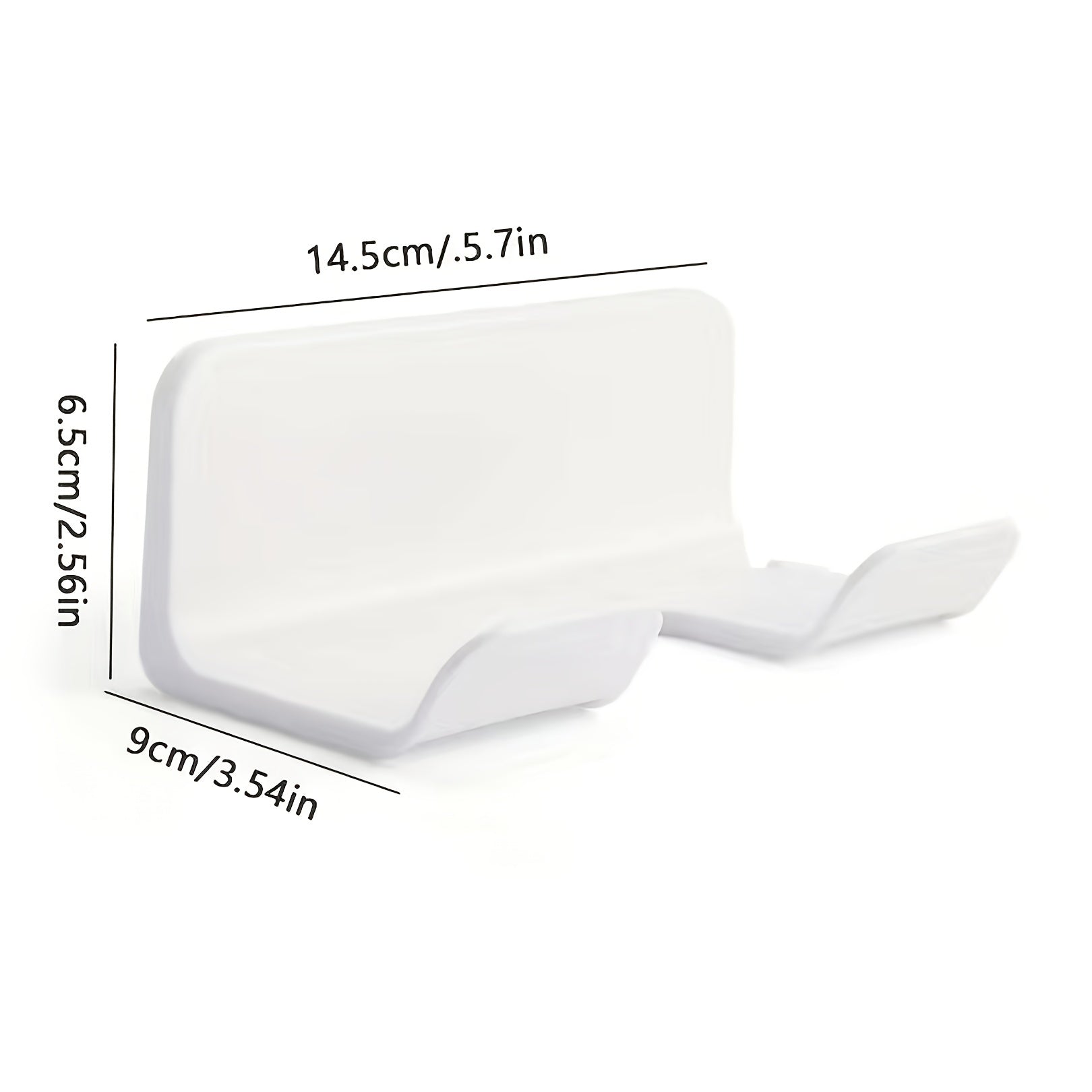 Soporte Secador de Pelo con Gancho, Montaje sin Taladros