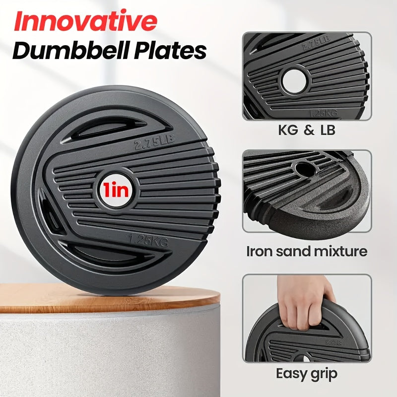 Set de Pesas Ajustable 4 en 1 para Fitness en Casa