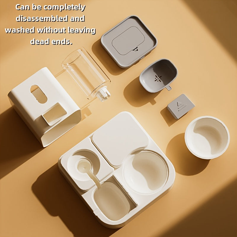 Dispensador Automático 2 en 1 para Mascotas