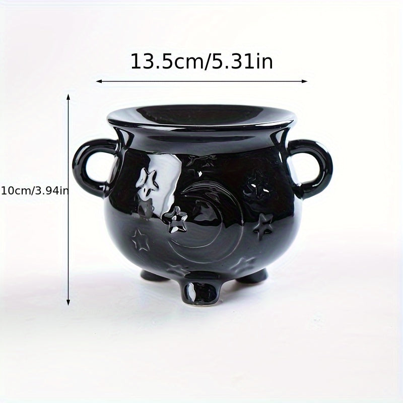 Portavelas de Cerámica para Halloween, Difusor de Aroma