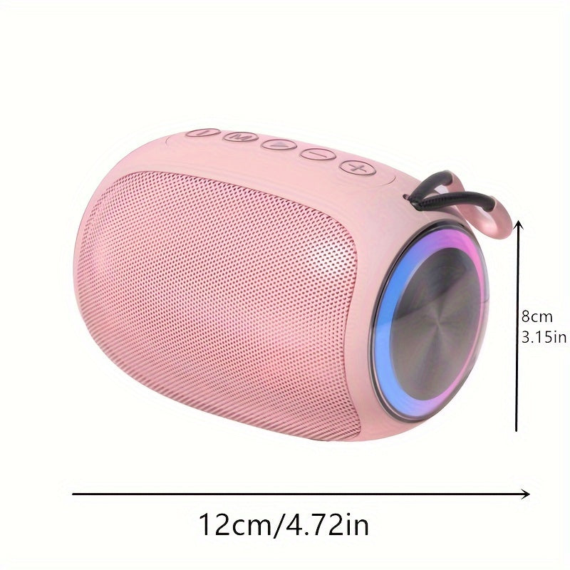 Altavoz portátil inalámbrico FOUBEAK con luz LED, 15W estéreo