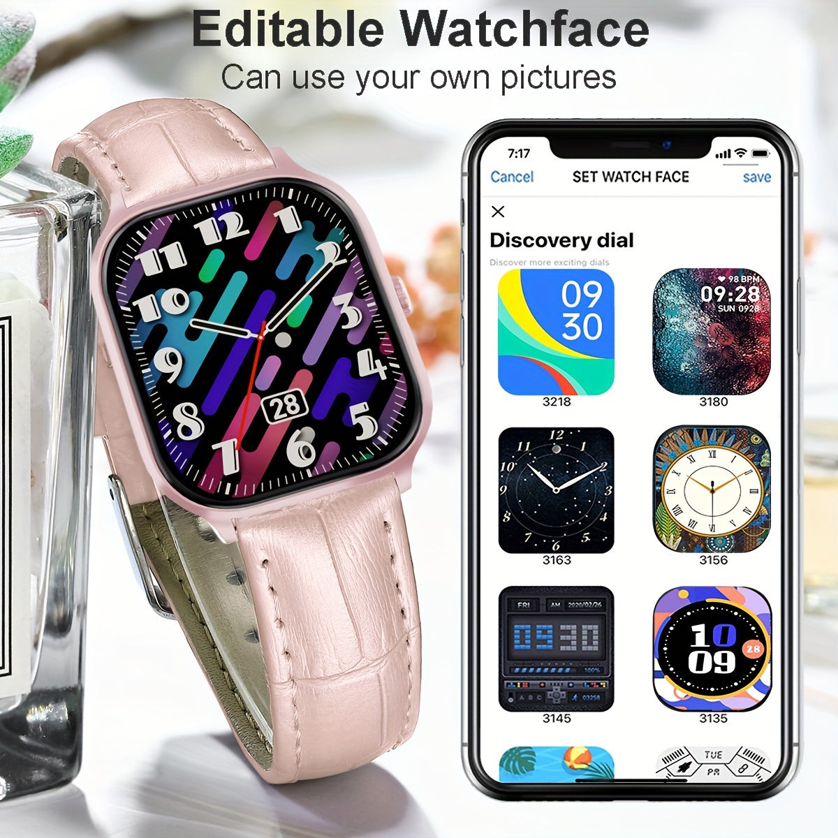 Smartwatch con Pantalla Táctil de 2.01'' y 100+ Modos Deportivos