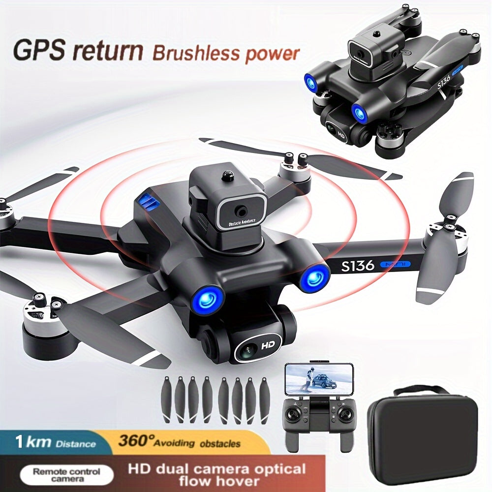 Drone ProMaster GPS Brushless con Cámara Dual 4K y Diseño Plegable