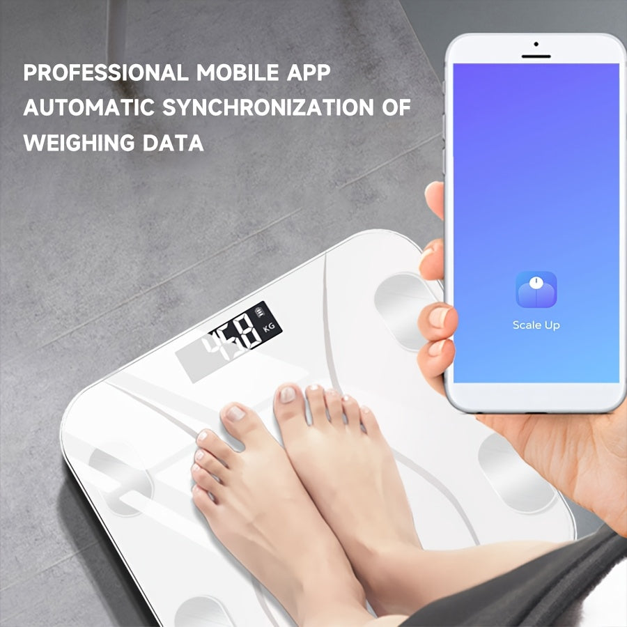 Báscula Inteligente con Pantalla LCD para Uso en Casa