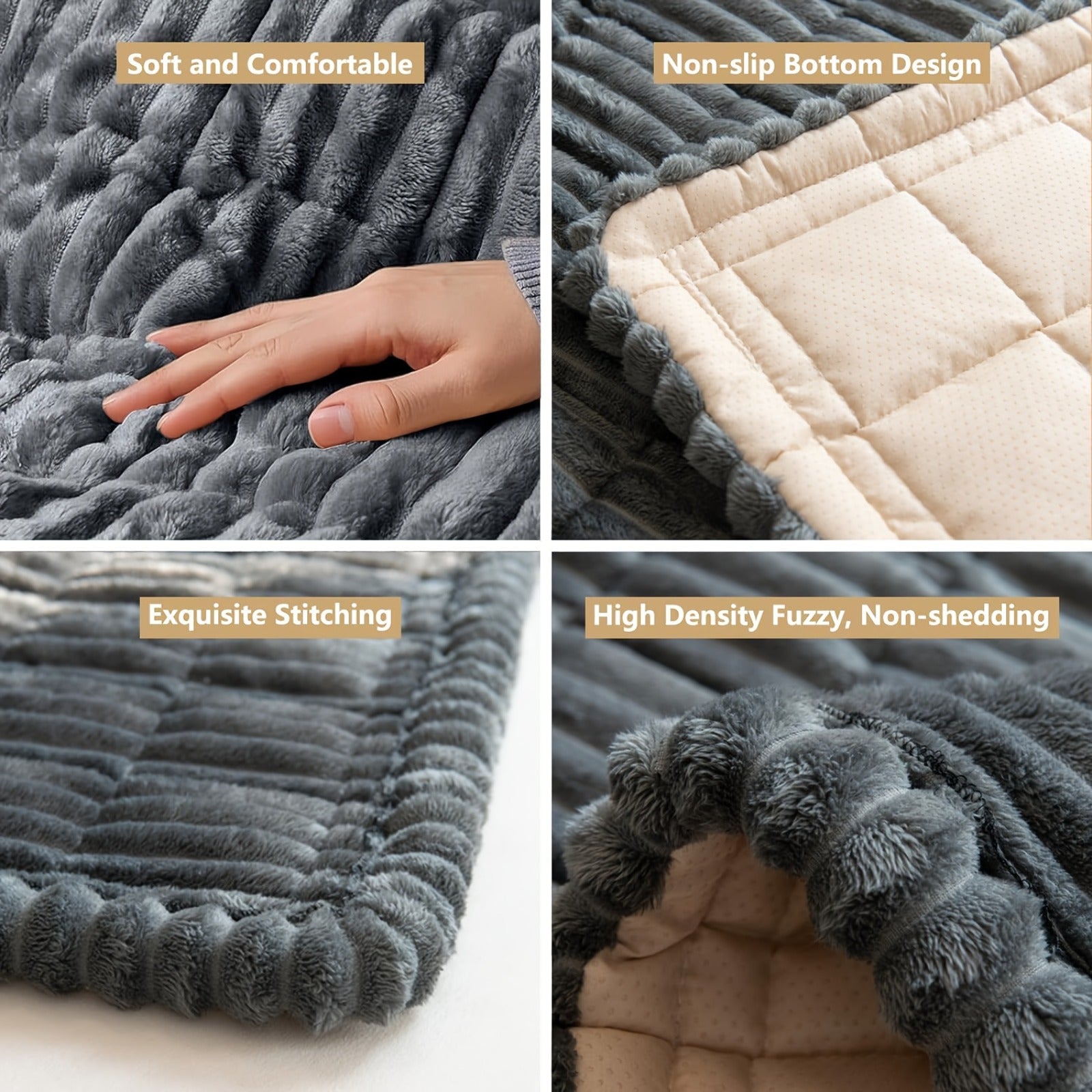 Cojín Asiento para Perro de Coche - Antideslizante y Lavable