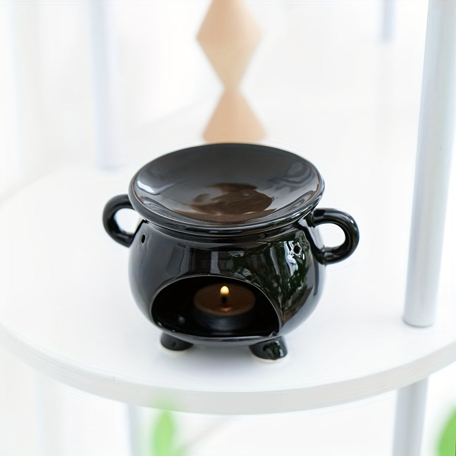 Portavelas de Cerámica para Halloween, Difusor de Aroma