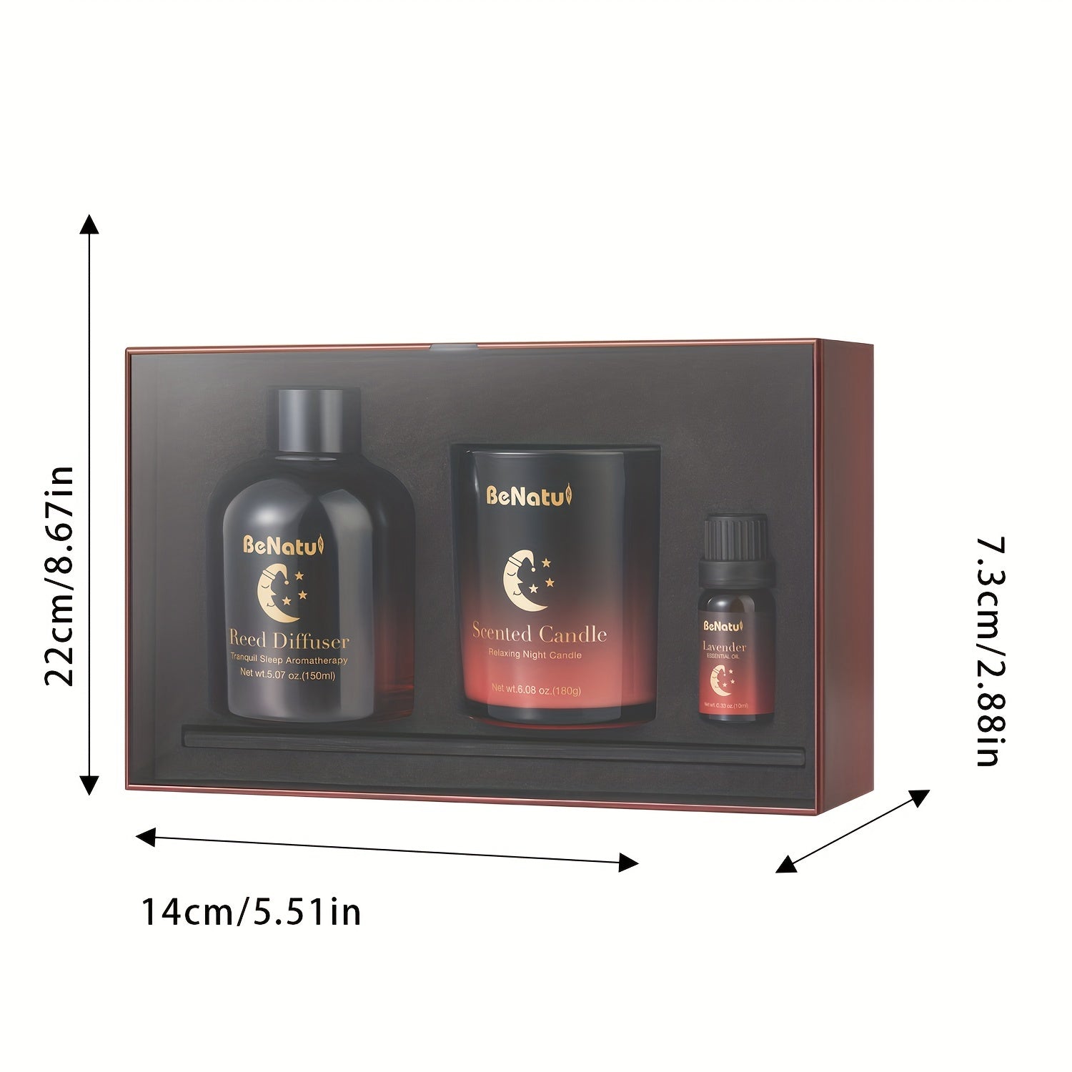 Set de Aromaterapia: Vela, Spray y Difusor para Mejorar el Sueño