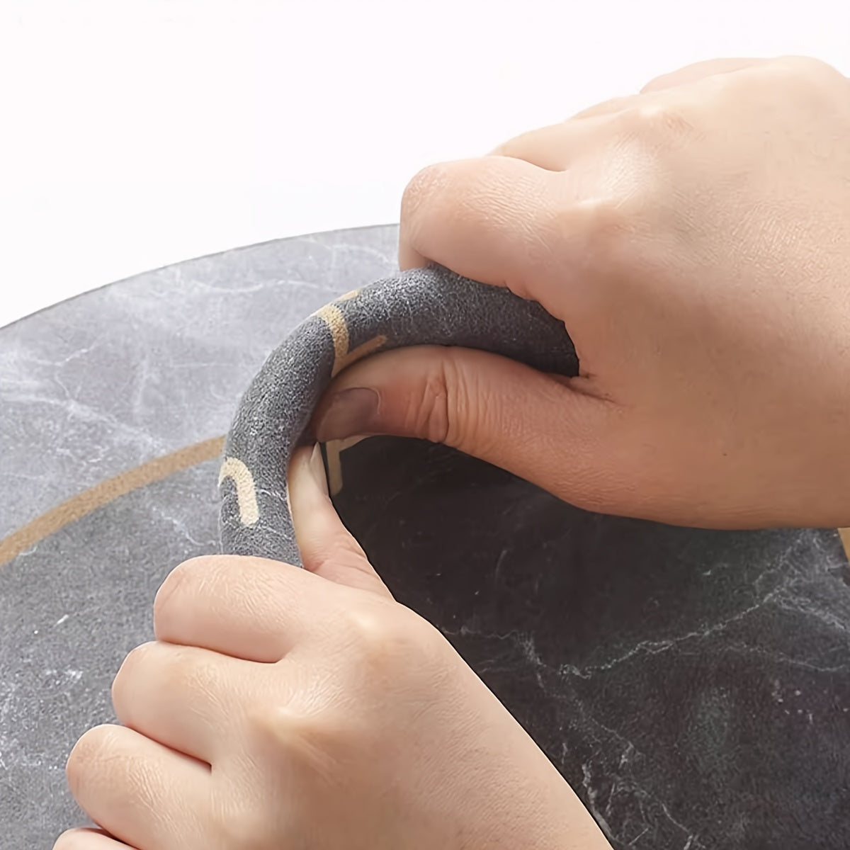 Alfombra de Baño Antideslizante y Absorbente con Diseño Geométrico