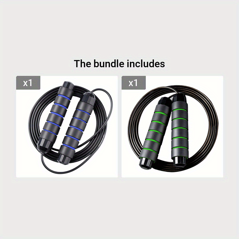 Cuerda de Saltar con Pesas y Mango de Espuma para Entrenamiento