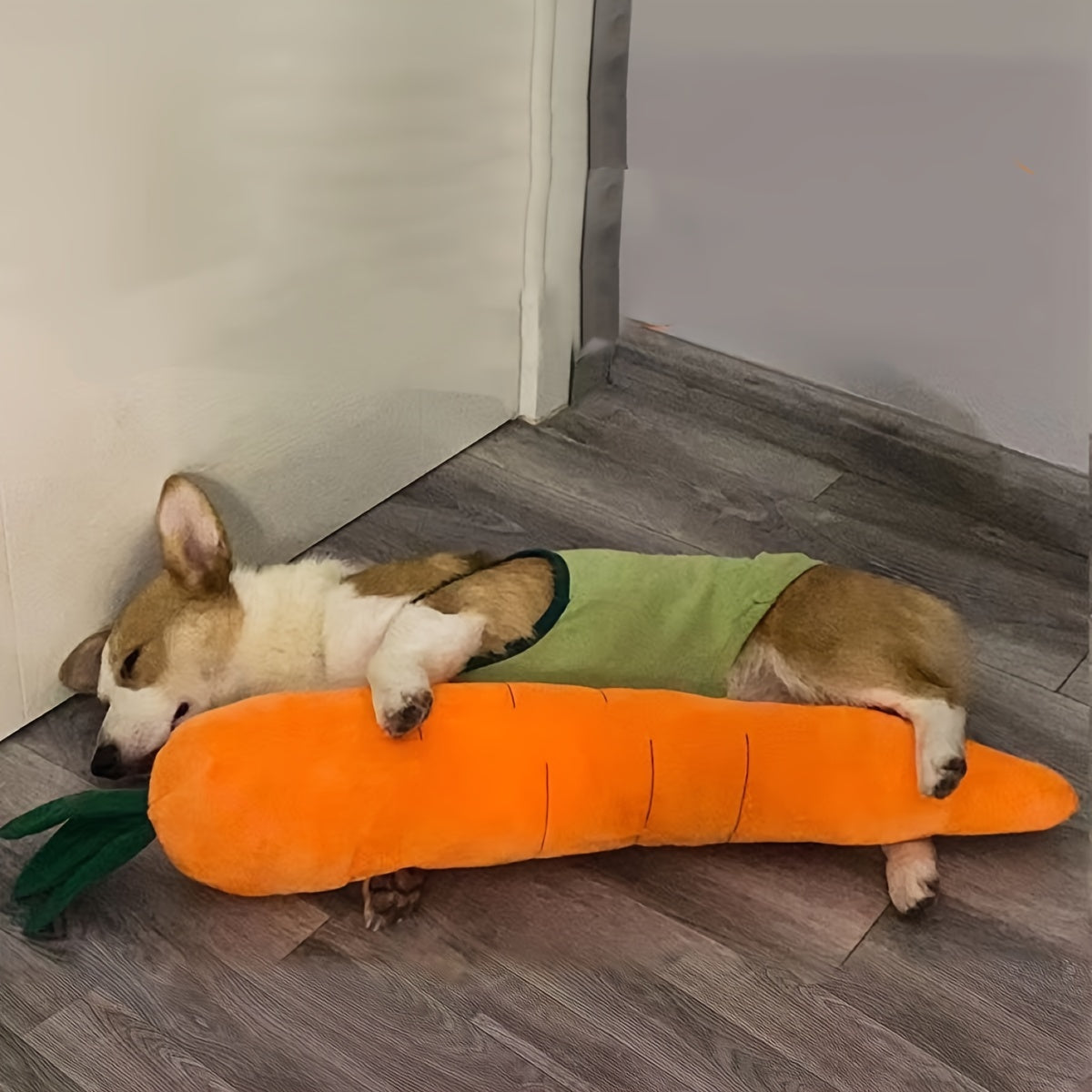 Juguete Interactivo de Peluche Zanahoria para Perros, 31.5 pulgadas