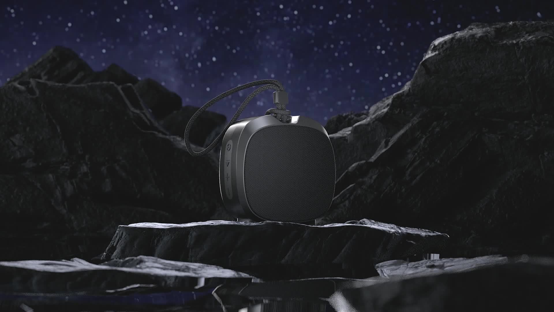 Altavoz Inalámbrico Portátil con Luz RGB, Recargable por USB-C