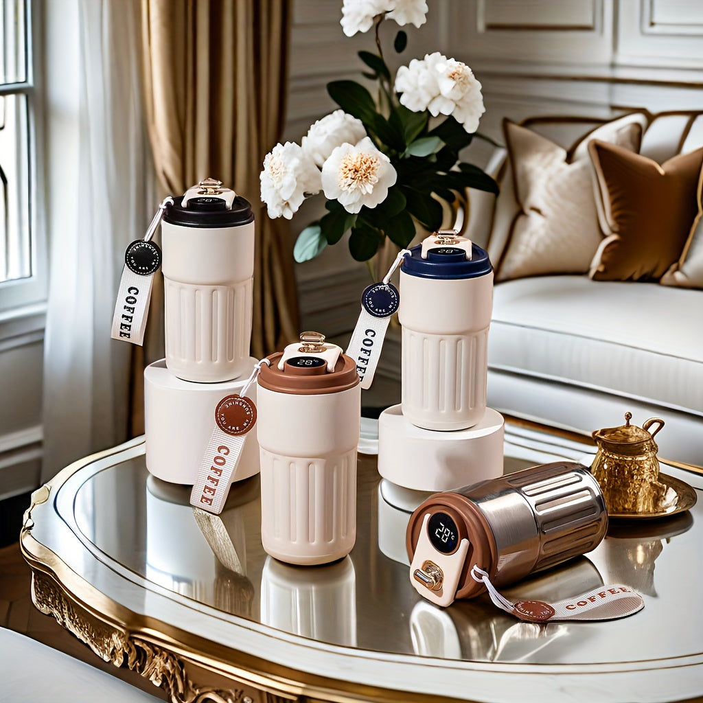 Taza Inteligente Térmica de Acero Inoxidable para Bebidas Calientes y Frías