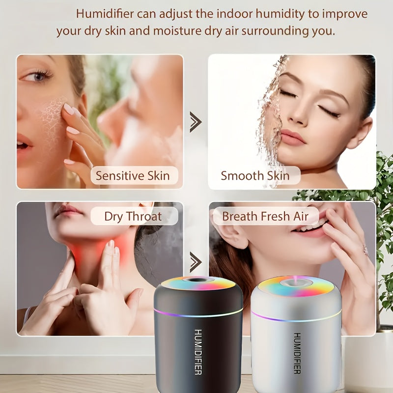 Difusor y Humidificador Aromático con Luz Nocturna