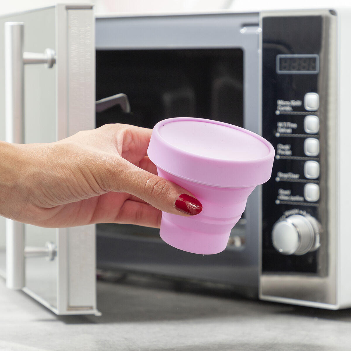 Copa menstrual de silicona médica con esterilizador