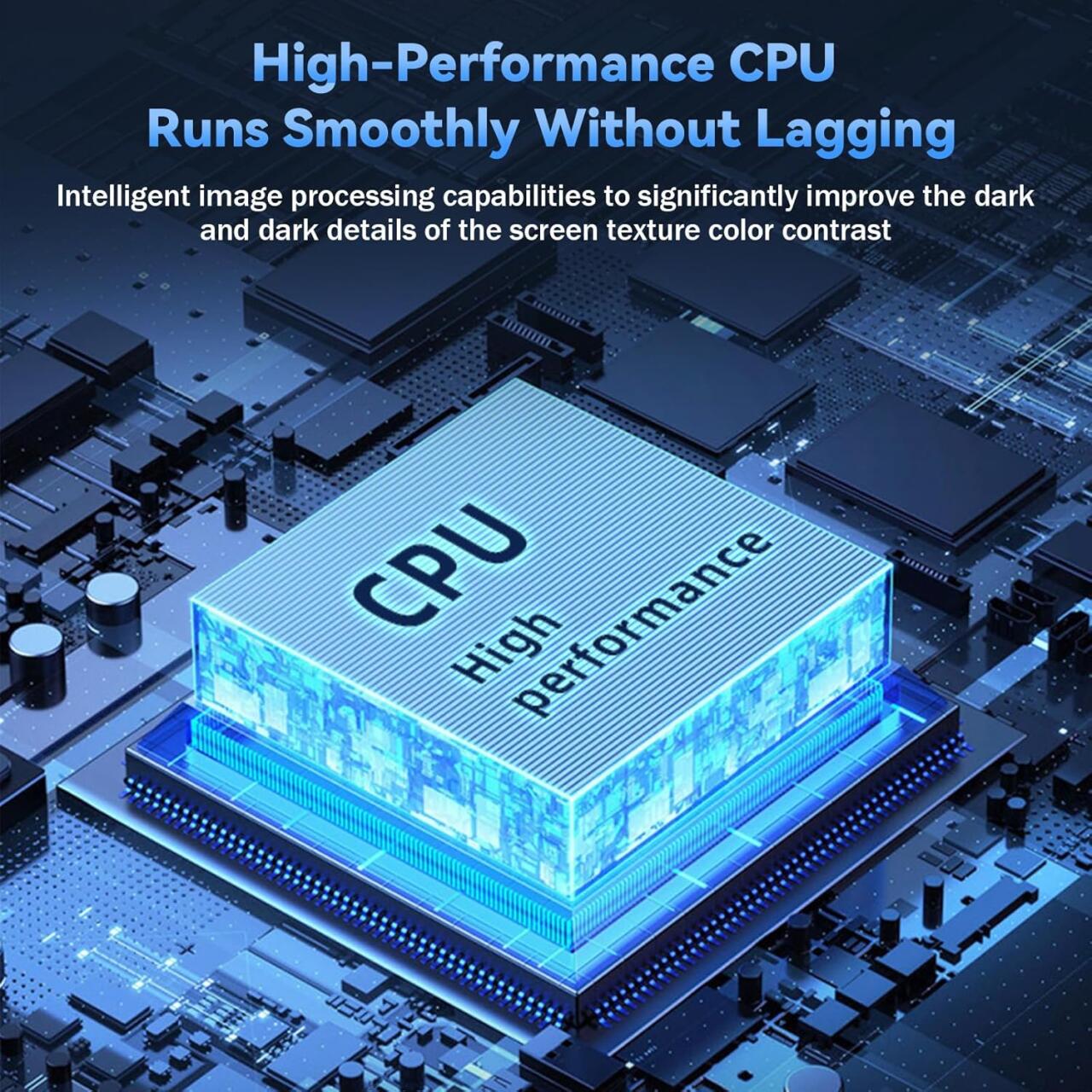 Proyector portátil WiFi y Bluetooth con cabezal ajustable 90°