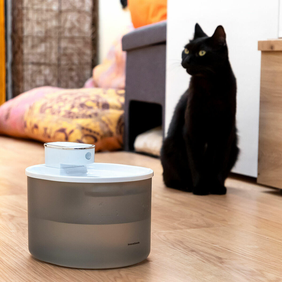 Fuente para gatos recargable con sensor 3 L