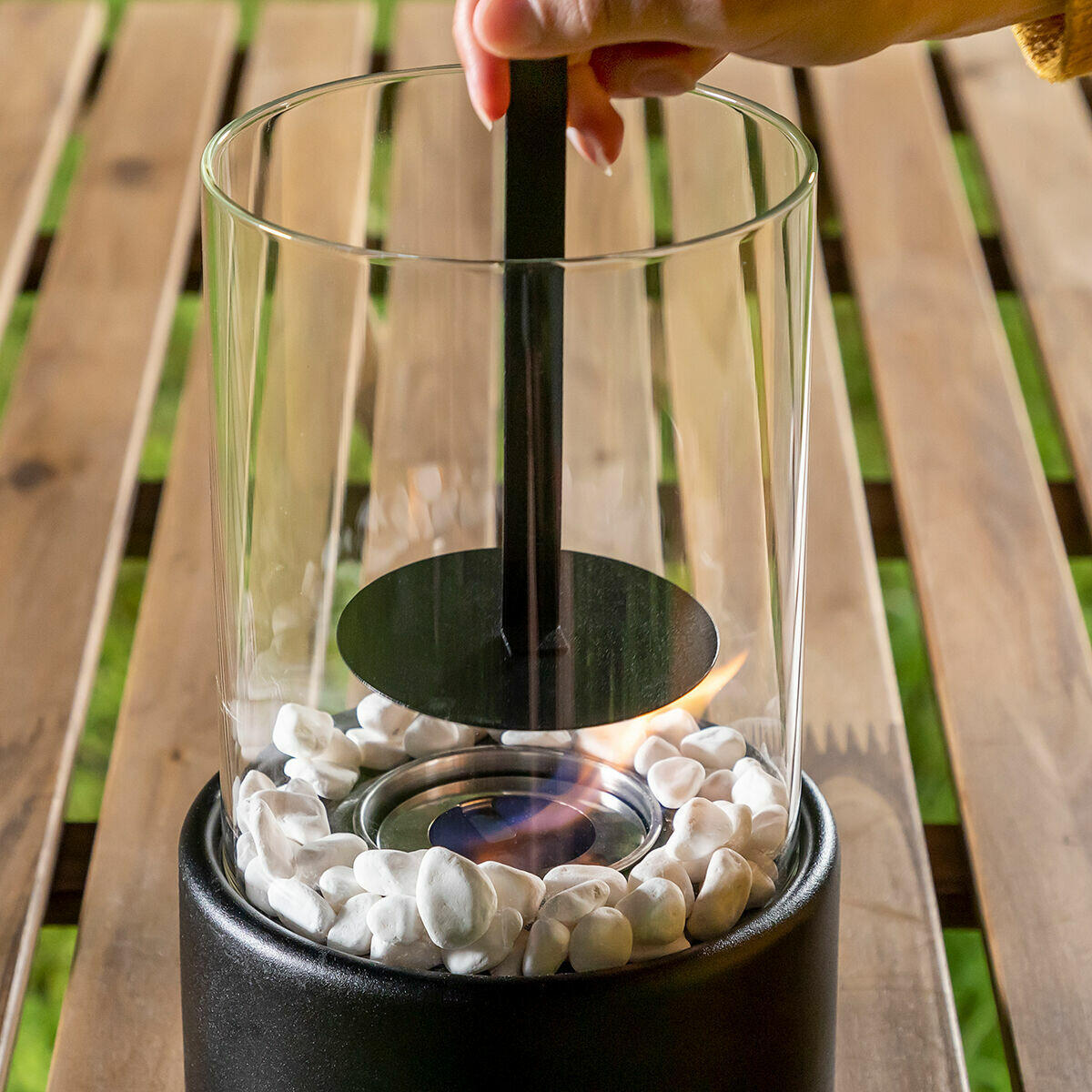 Chimenea de mesa decorativa de bioetanol