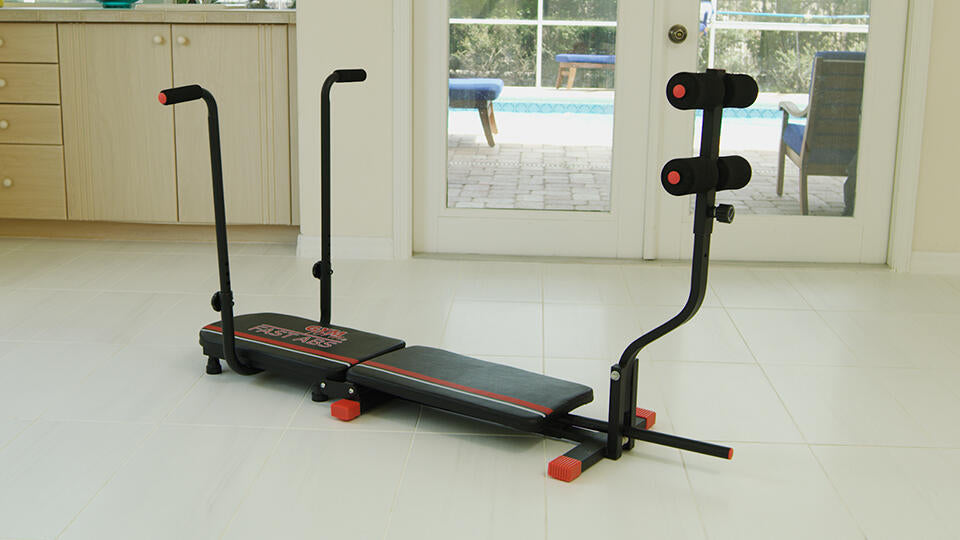 Lightweight and foldable abdominal machine for home workouts 