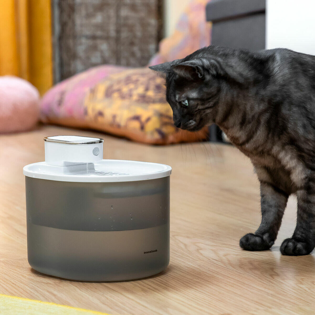 Fuente para gatos recargable con sensor 3 L