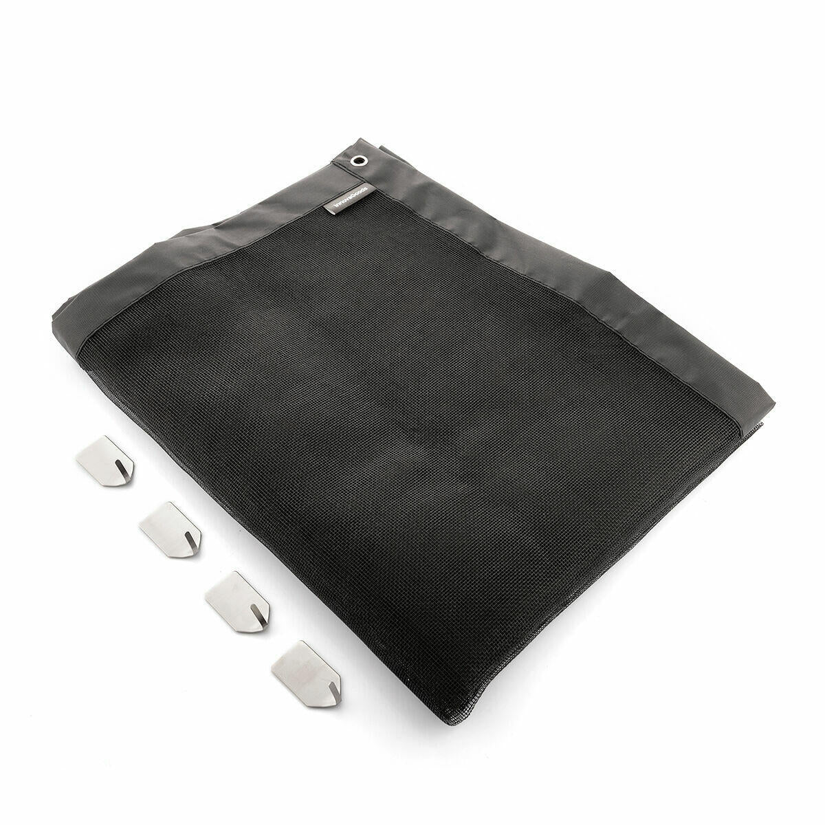 Red de seguridad para mascotas con instalación adhesiva