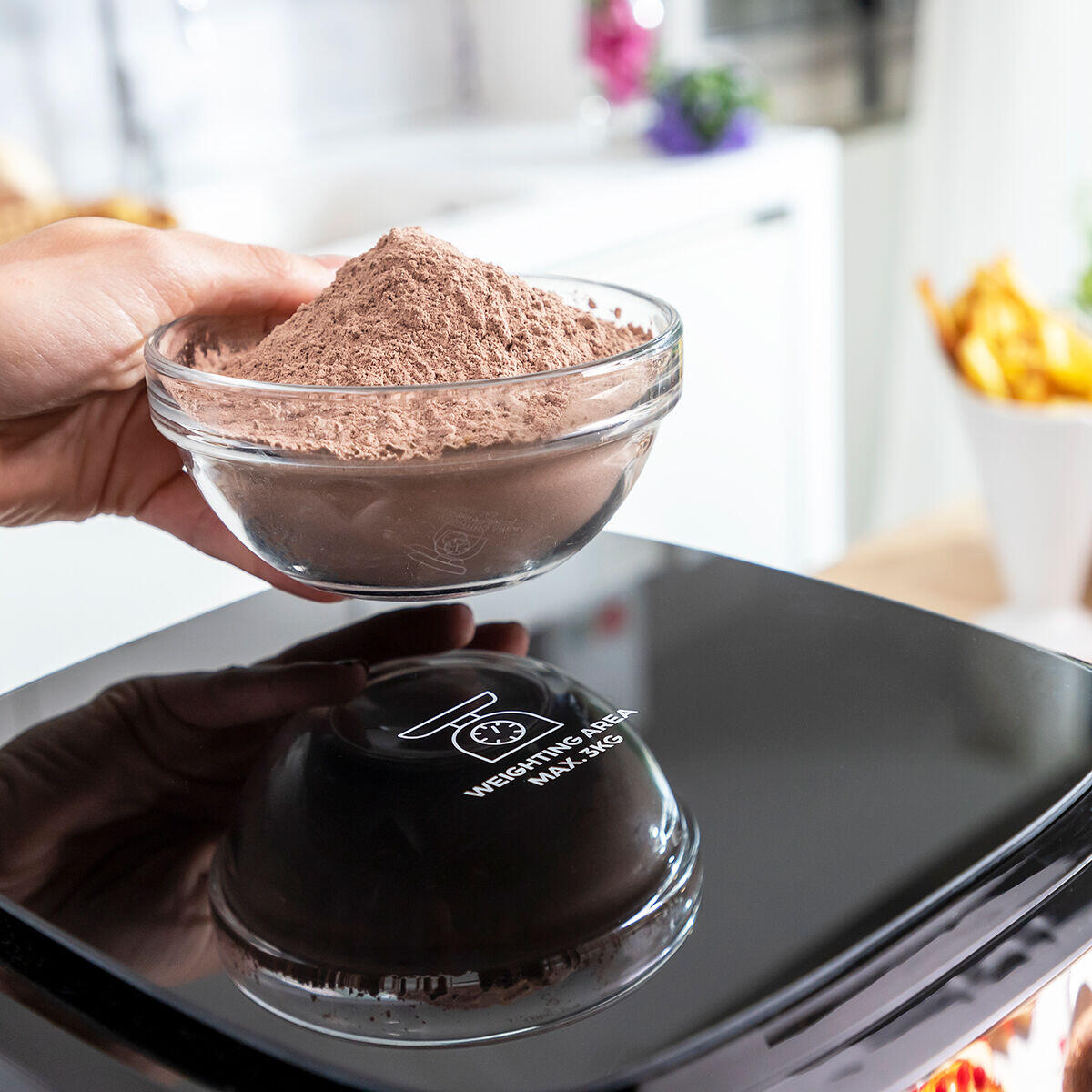 Freidora de aire 5 L con báscula integrada