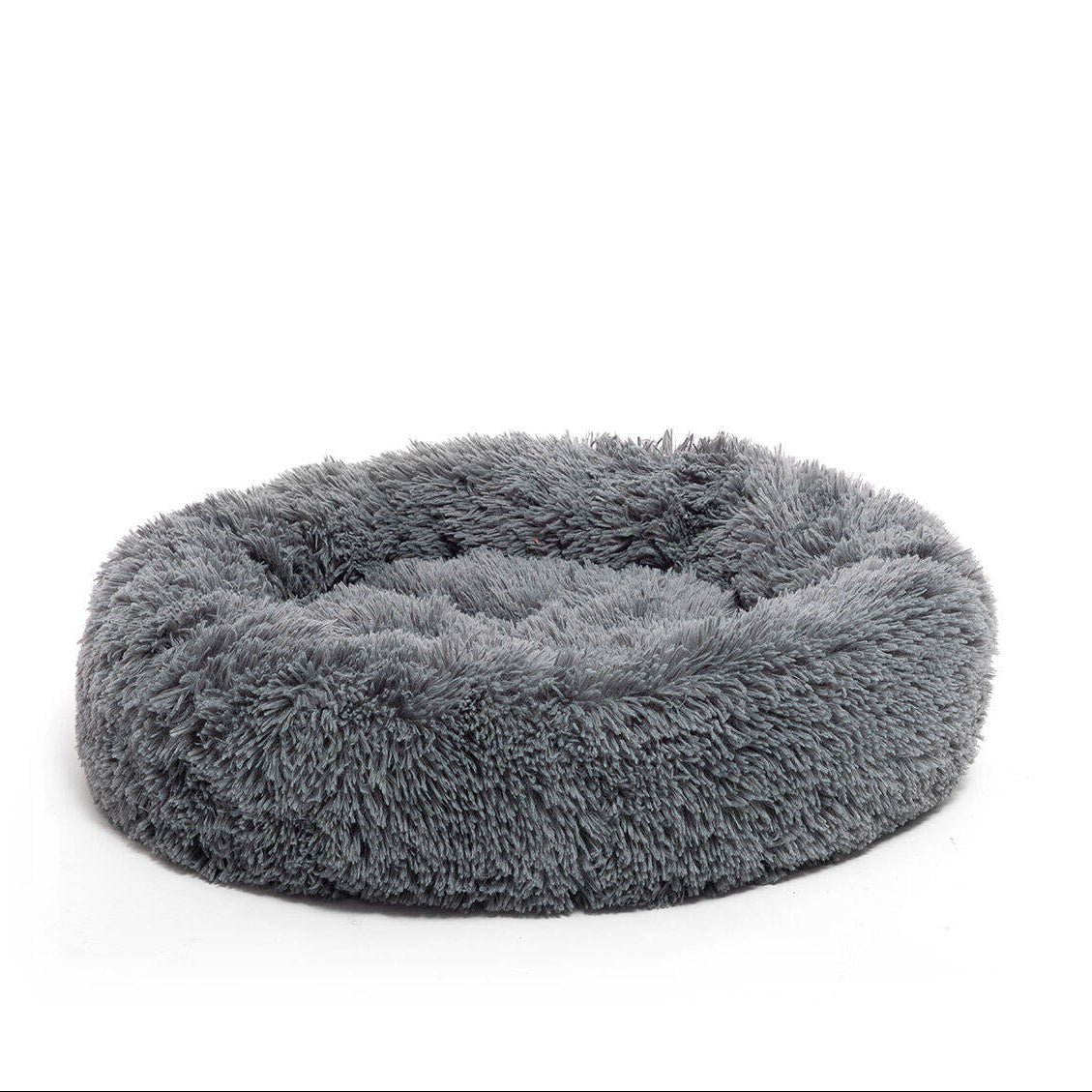 Cama redonda antiestrés para mascotas