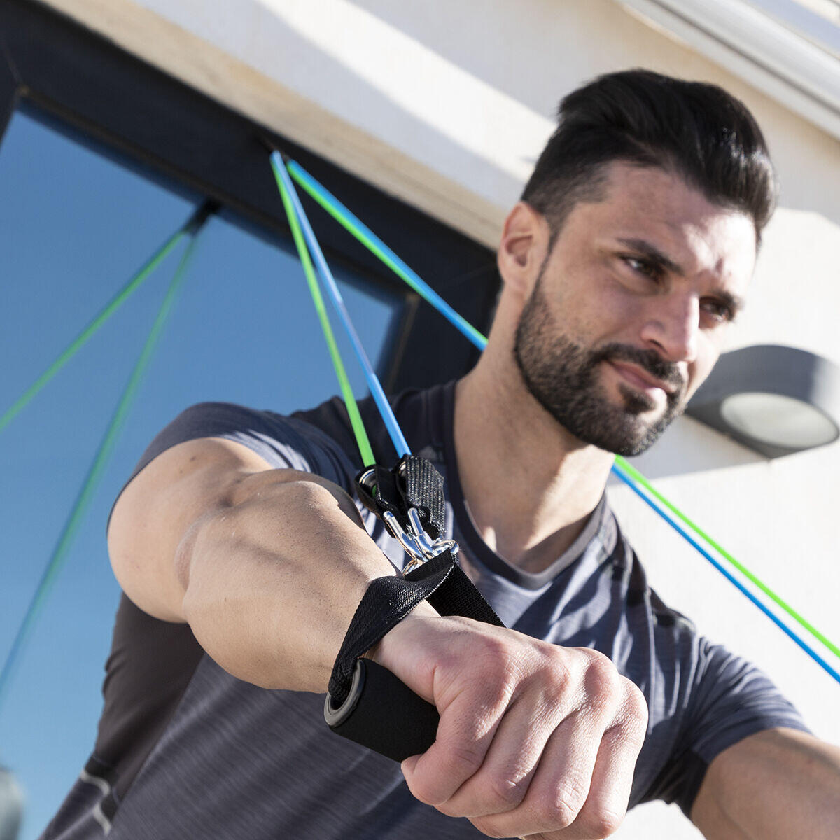 Set de bandas de resistencia con accesorios