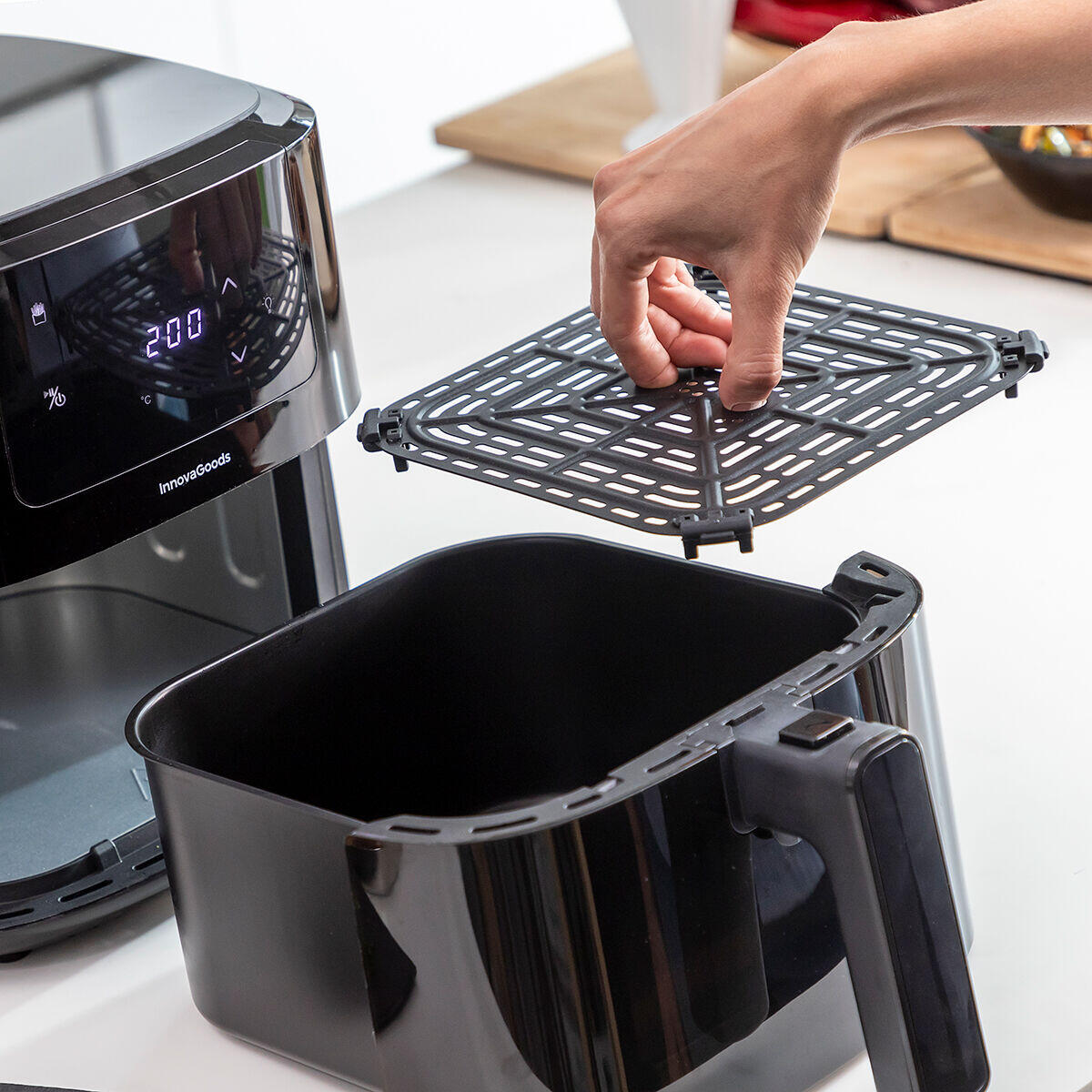 Freidora de aire 5 L con báscula integrada