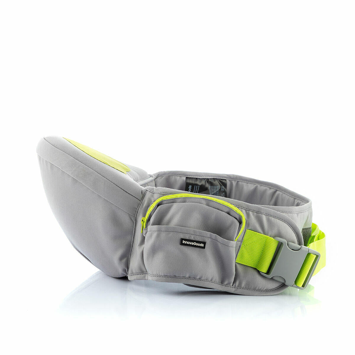 Cinturón portabebés evolutivo con asiento y bolsillos