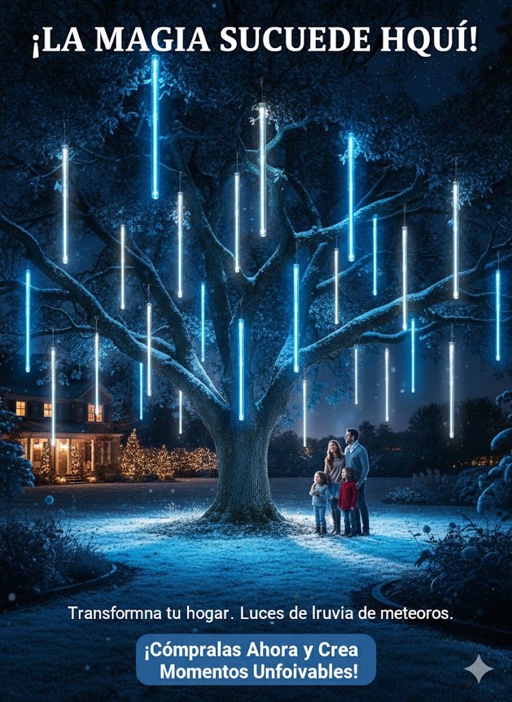 Luces de Navidad Cascada